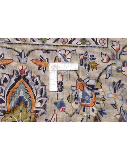 Tappeto Kashan Persia beige bianco 310x412