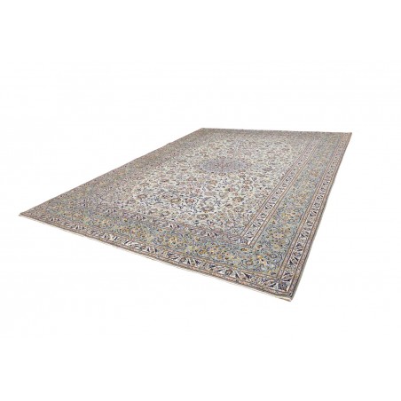 Tappeto Kashan Persia beige azzurro 300x410