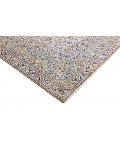 Tappeto Kashan Persia beige azzurro 300x410