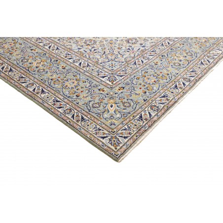 Tappeto Kashan Persia beige azzurro 300x410