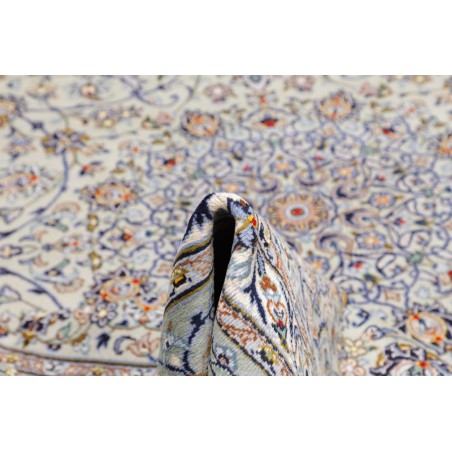 Tappeto Kashan Persia beige azzurro 300x410