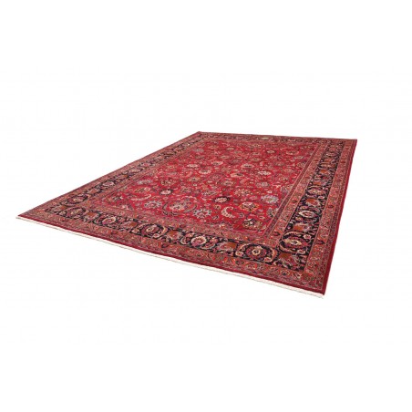 Tappeto Mashad Persia rosso giallo 303x383