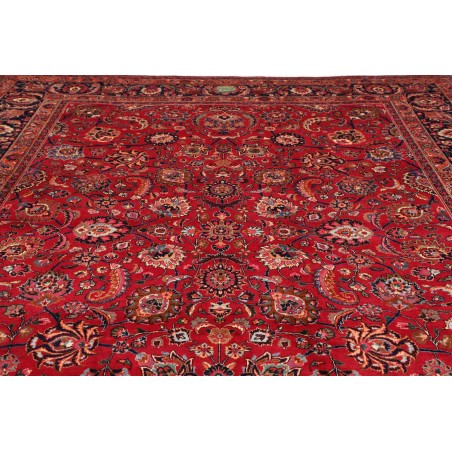 Tappeto Mashad Persia rosso giallo 303x383