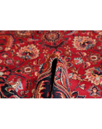 Tappeto Mashad Persia rosso giallo 303x383