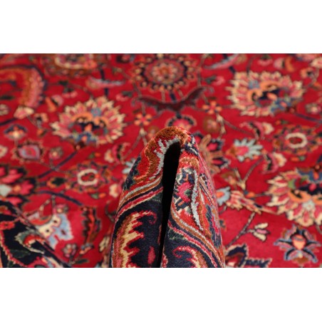 Tappeto Mashad Persia rosso giallo 303x383