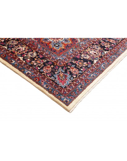 Tappeto Mashad Persia azzurro grigio 247x350