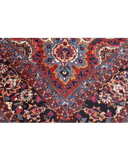 Tappeto Mashad Persia azzurro grigio 247x350