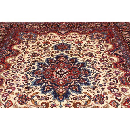 Tappeto Mashad Persia azzurro grigio 247x350