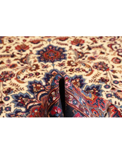 Tappeto Mashad Persia azzurro grigio 247x350