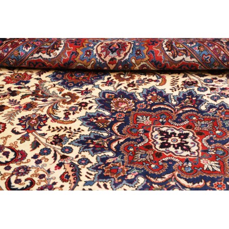 Tappeto Mashad Persia azzurro grigio 247x350