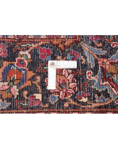 Tappeto Mashad Persia azzurro grigio 247x350