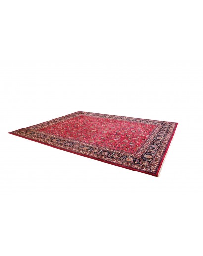 Tappeto Mashad Persia marrone blu 308x390
