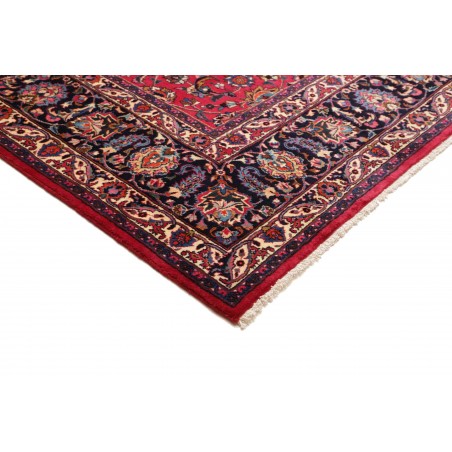 Tappeto Mashad Persia marrone blu 308x390