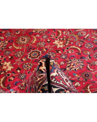 Tappeto Mashad Persia marrone blu 308x390