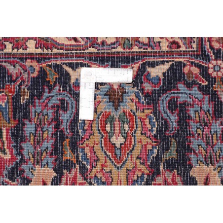 Tappeto Mashad Persia marrone blu 308x390