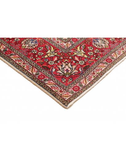 Tappeto Tabriz Persia bianco marrone 253x344