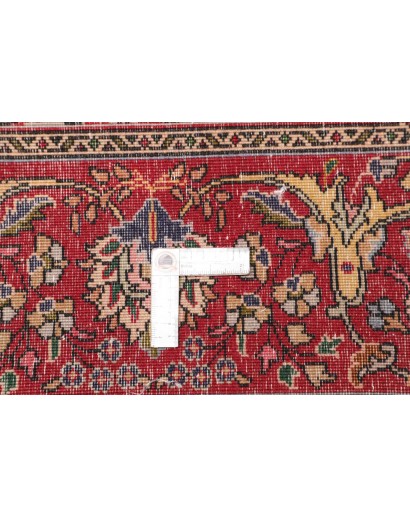 Tappeto Tabriz Persia bianco marrone 253x344