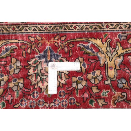 Tappeto Tabriz Persia bianco marrone 253x344