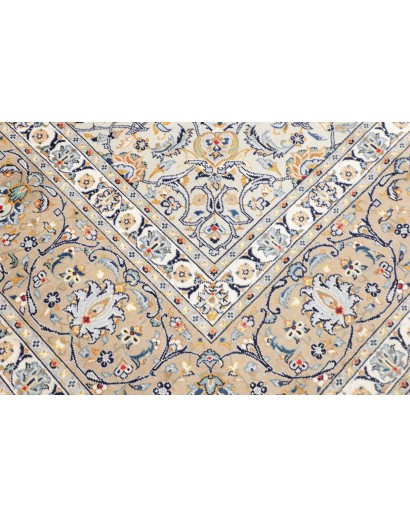 Tappeto Kashan Persia bianco 283x380