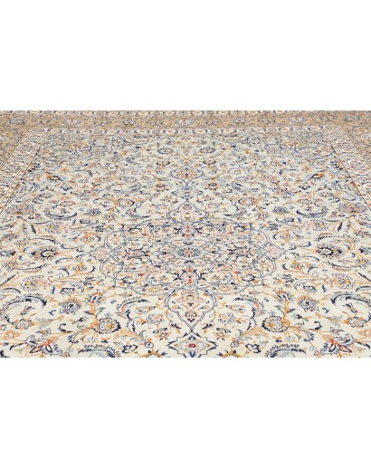 Tappeto Kashan Persia bianco 283x380