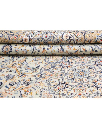 Tappeto Kashan Persia bianco 283x380