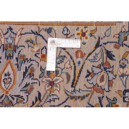 Tappeto Kashan Persia bianco grigio 305x407