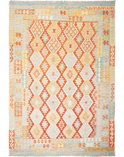 Tappeto Kilim Afghanistan giallo 206x290