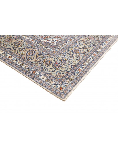 Tappeto Kashan Persia beige grigio 297x402