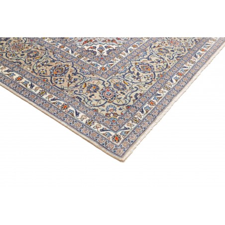 Tappeto Kashan Persia beige grigio 297x402