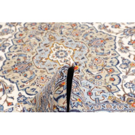 Tappeto Kashan Persia beige grigio 297x402