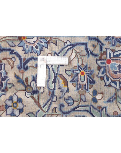 Tappeto Kashan Persia beige grigio 297x402