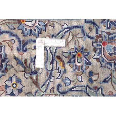 Tappeto Kashan Persia beige grigio 297x402