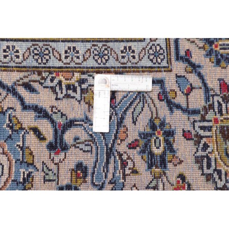 Tappeto Kashan Persia bianco verde 302x407