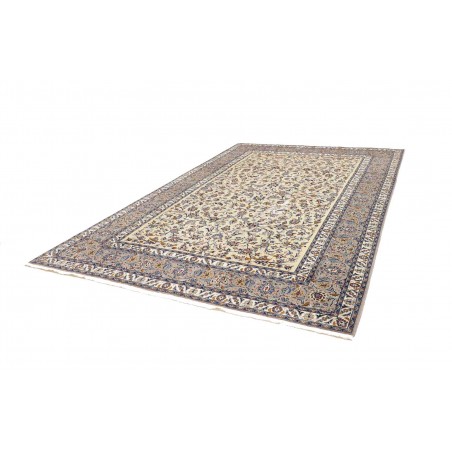 Tappeto Kashan Persia beige grigio 232x353