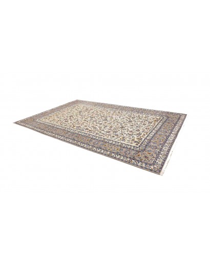 Tappeto Kashan Persia beige grigio 232x353