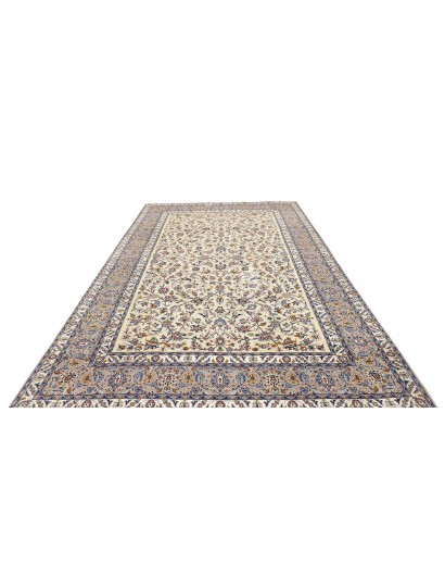 Tappeto Kashan Persia beige grigio 232x353