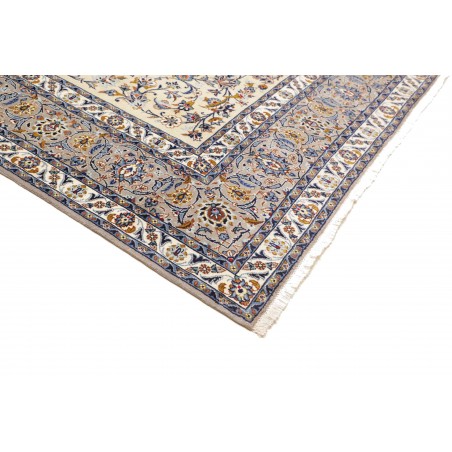 Tappeto Kashan Persia beige grigio 232x353