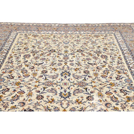 Tappeto Kashan Persia beige grigio 232x353
