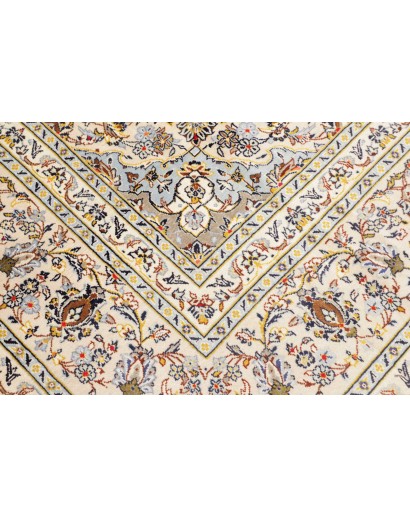 Tappeto Kashan Persia bianco 252x355