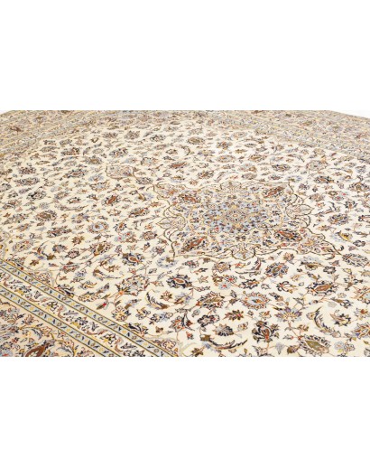 Tappeto Kashan Persia bianco 252x355