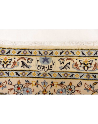 Tappeto Kashan Persia bianco 252x355
