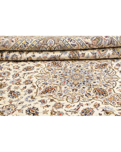 Tappeto Kashan Persia bianco 252x355