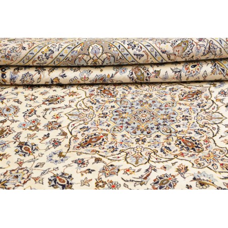 Tappeto Kashan Persia bianco 252x355