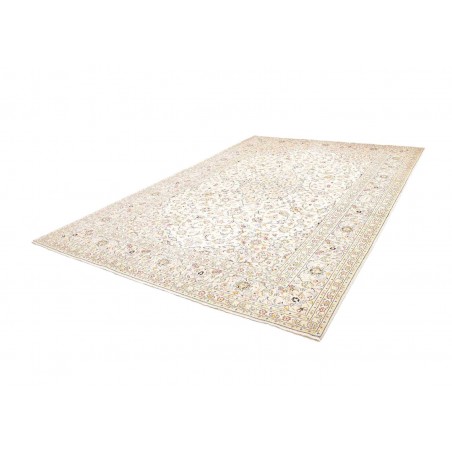 Tappeto Kashan Persia bianco marrone 240x350