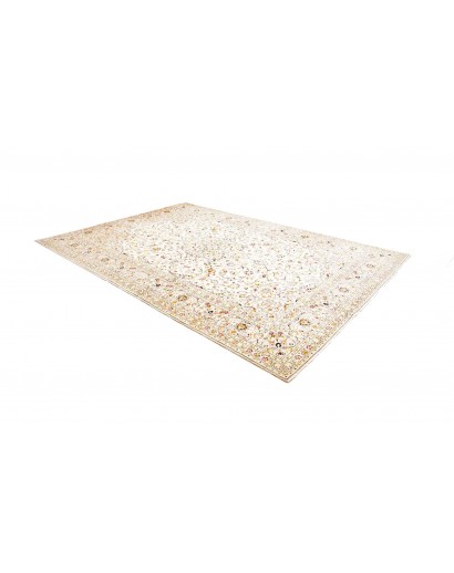 Tappeto Kashan Persia bianco marrone 240x350