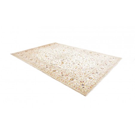 Tappeto Kashan Persia bianco marrone 240x350