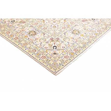Tappeto Kashan Persia bianco marrone 240x350
