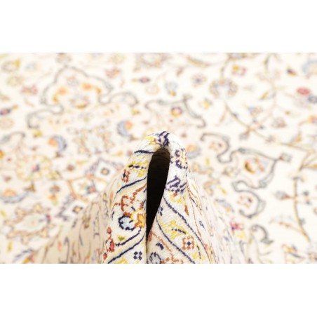 Tappeto Kashan Persia bianco marrone 240x350