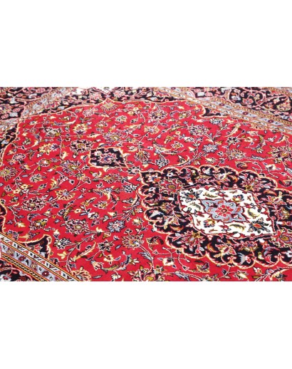 Tappeto Kashan Fine Persia marrone bianco 145x228