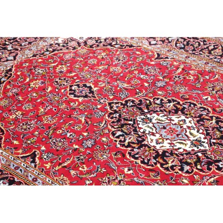 Tappeto Kashan Fine Persia marrone bianco 145x228